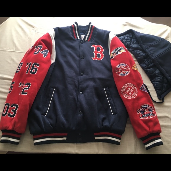 red sox varsity jacket